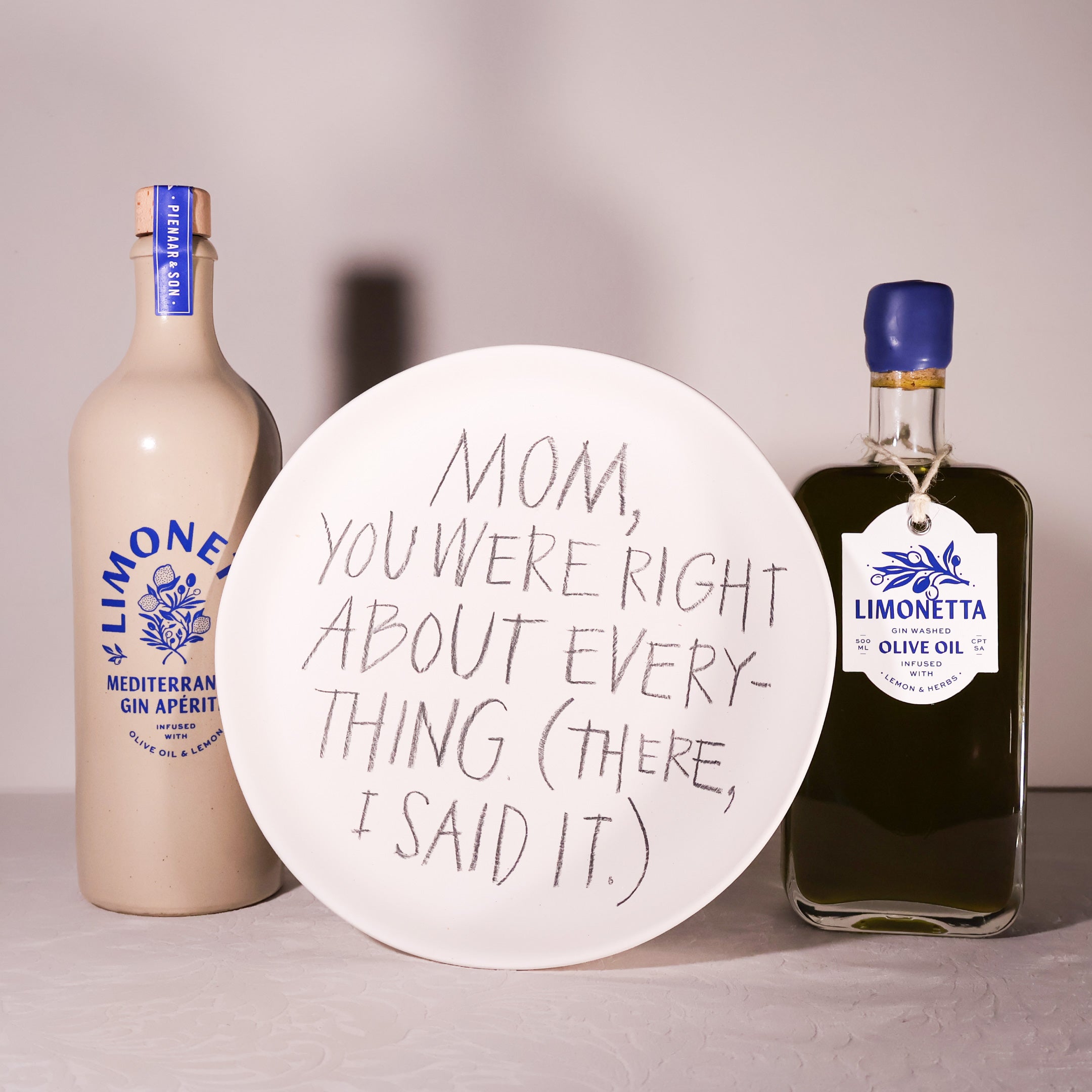 BUNDLE 2 - LIMONETTA + MOM WAS RIGHT PLATE + OLIVE OIL